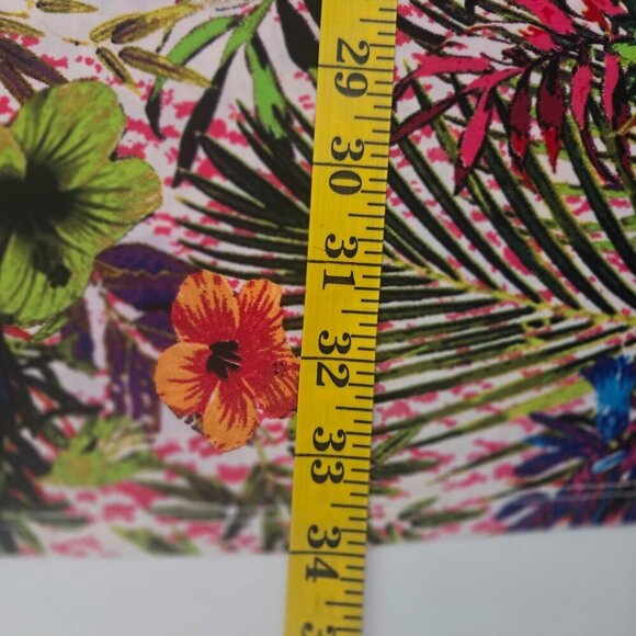 Tacera Multicolor Off Shoulder Knee Length Floral Dress Sz XL - Picture 6 of 8